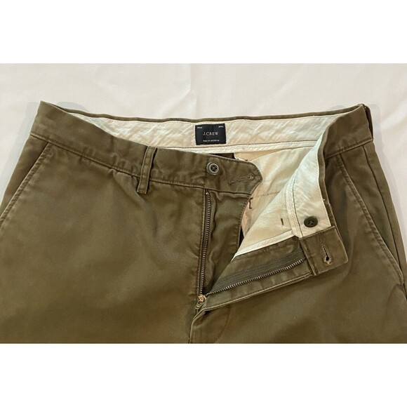 J Crew Women's Relaxed Size 30/30 Army Green Stretchy Soft Denim Pant - Picture 5 of 8